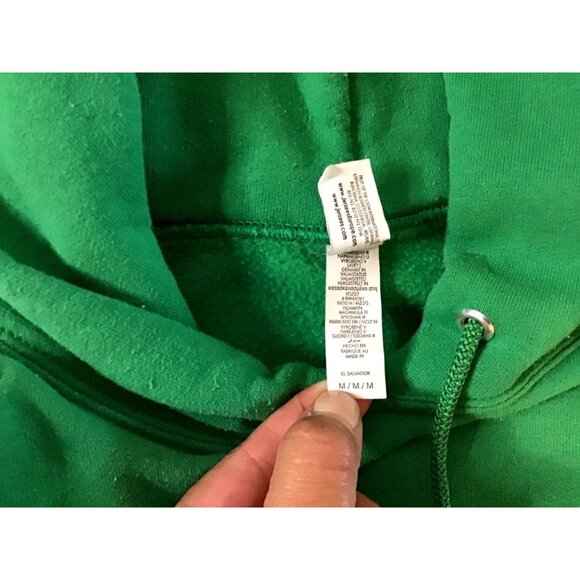 MEN PULLOVER HOODIE LONG SLEEVE FRONT KANGAROO POCKET SWEATSHIRT SIZE MEDIUM - Picture 3 of 6